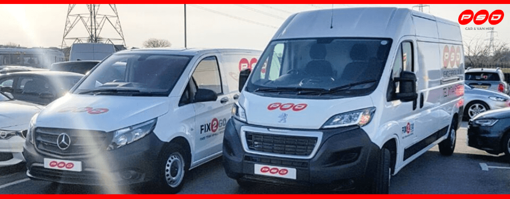 examples of vans for hire in St Helens
