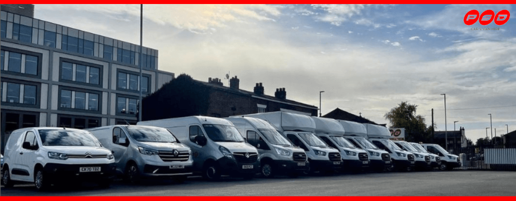 Flexible van hire available at PSD