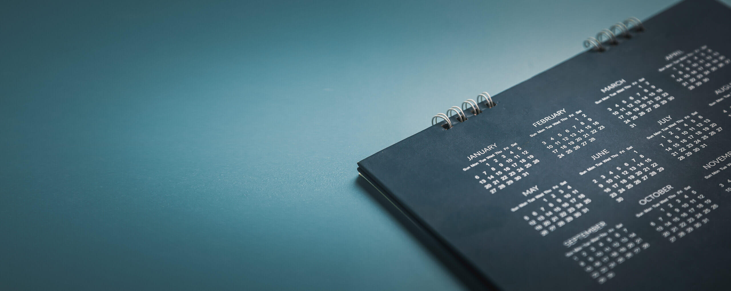 Embroidered red pins on a calendar event Planner calendar,clock